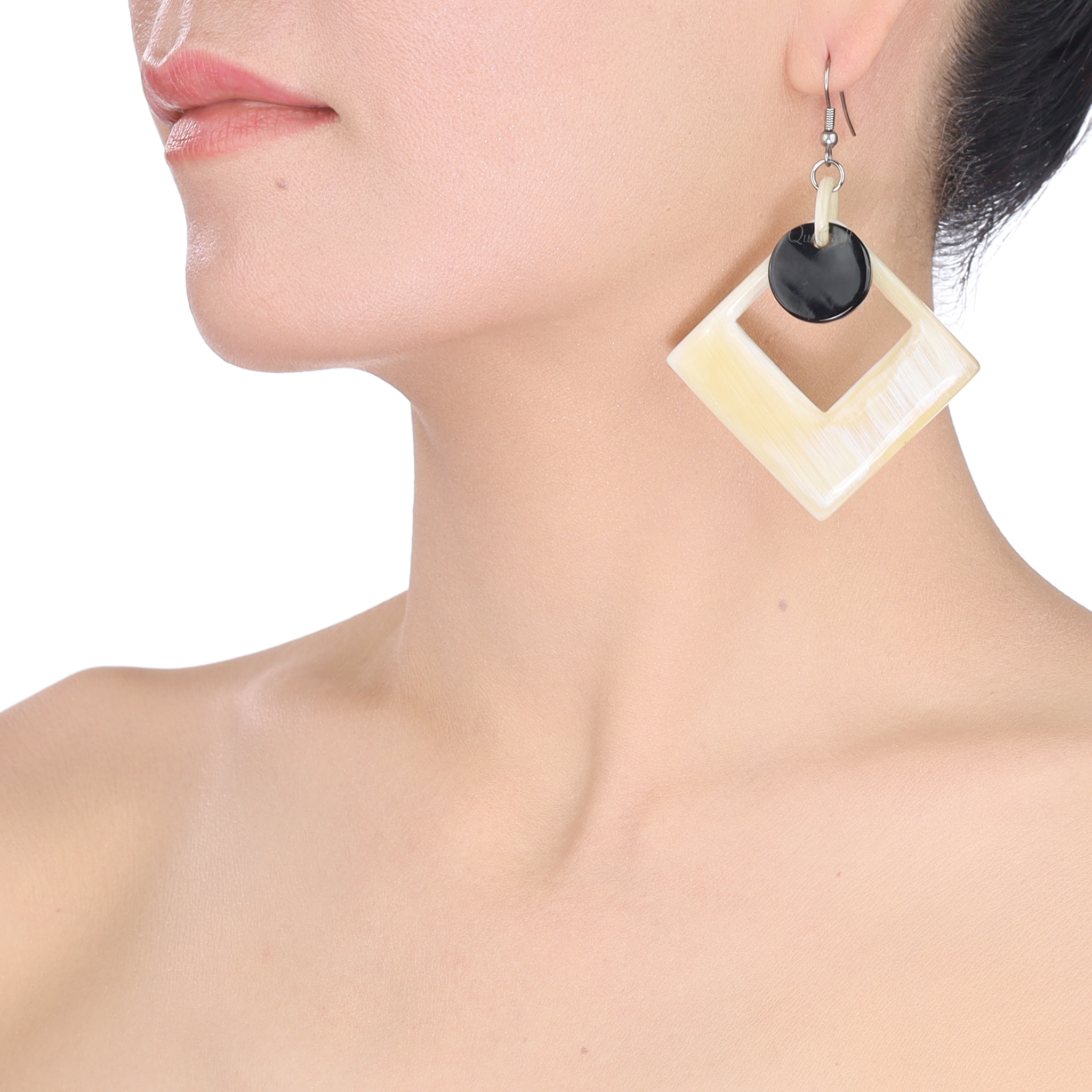 Horn Earrings #13732 - HORN JEWELRY