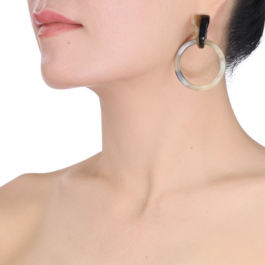 Horn Earrings #13736 - HORN JEWELRY