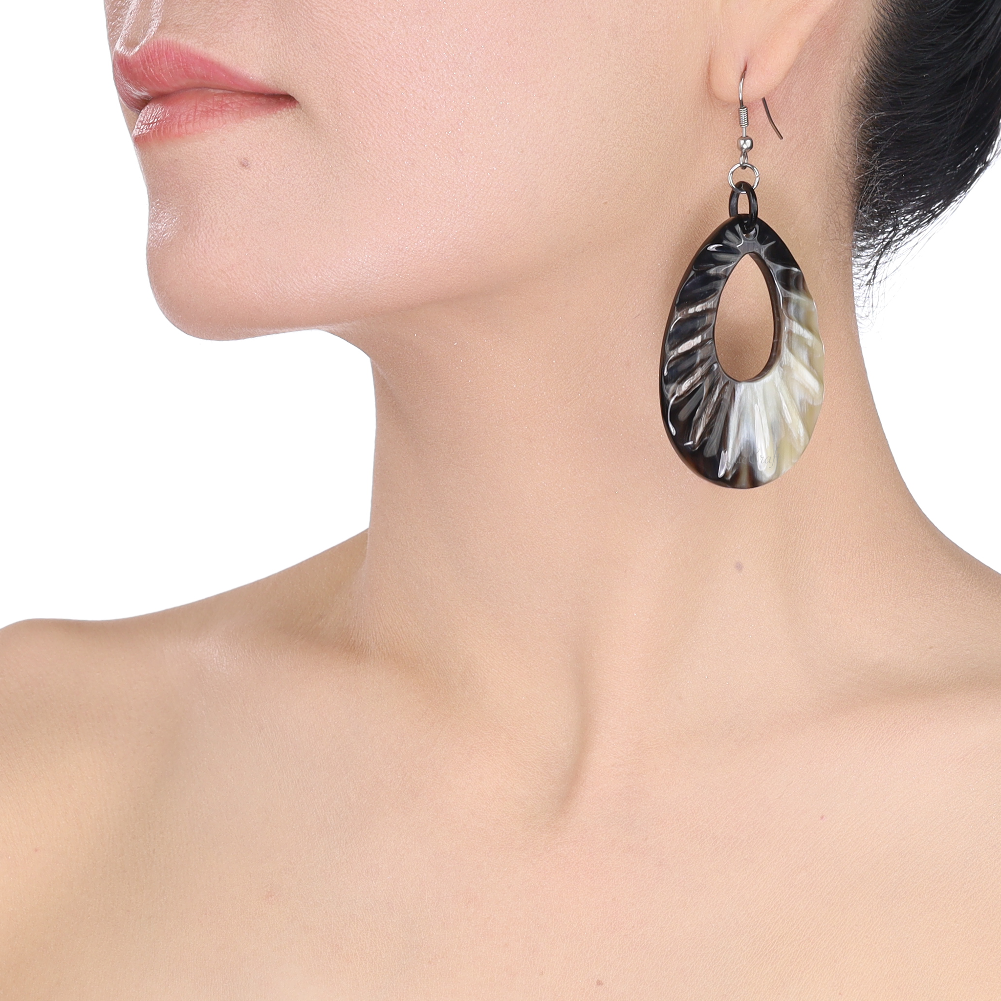 Horn Earrings #13737 - HORN JEWELRY