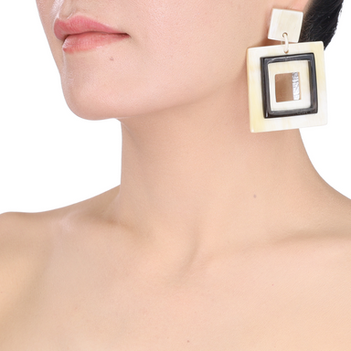 Horn Earrings #13741 - HORN JEWELRY