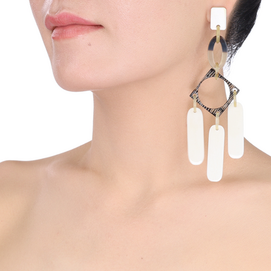 Horn Earrings #13742 - HORN JEWELRY