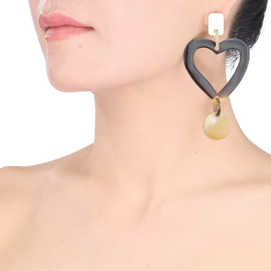 Horn Earrings #13746 - HORN JEWELRY