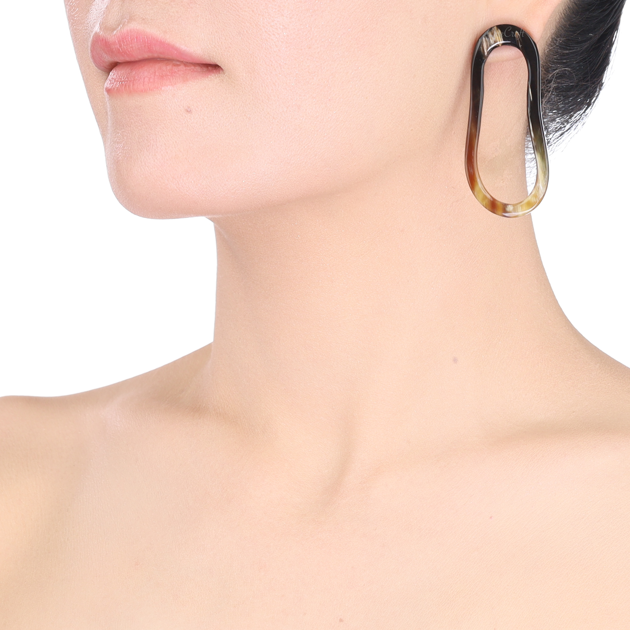Horn Earrings #13747 - HORN JEWELRY