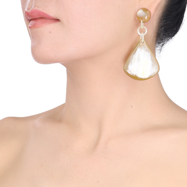 Horn Earrings #13766 - HORN JEWELRY