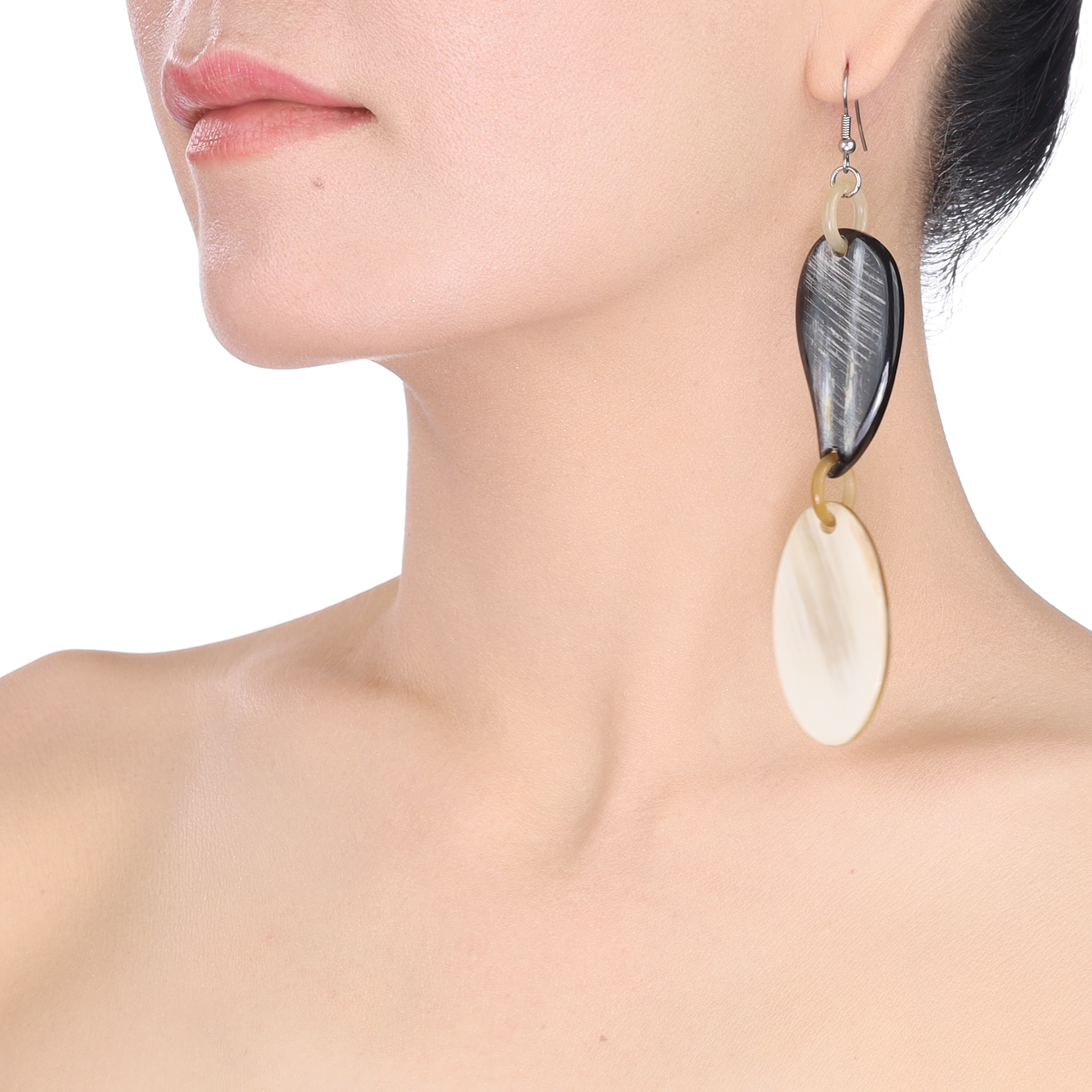 Horn Earrings #13769 - HORN JEWELRY