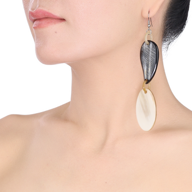 Horn Earrings #13769 - HORN JEWELRY