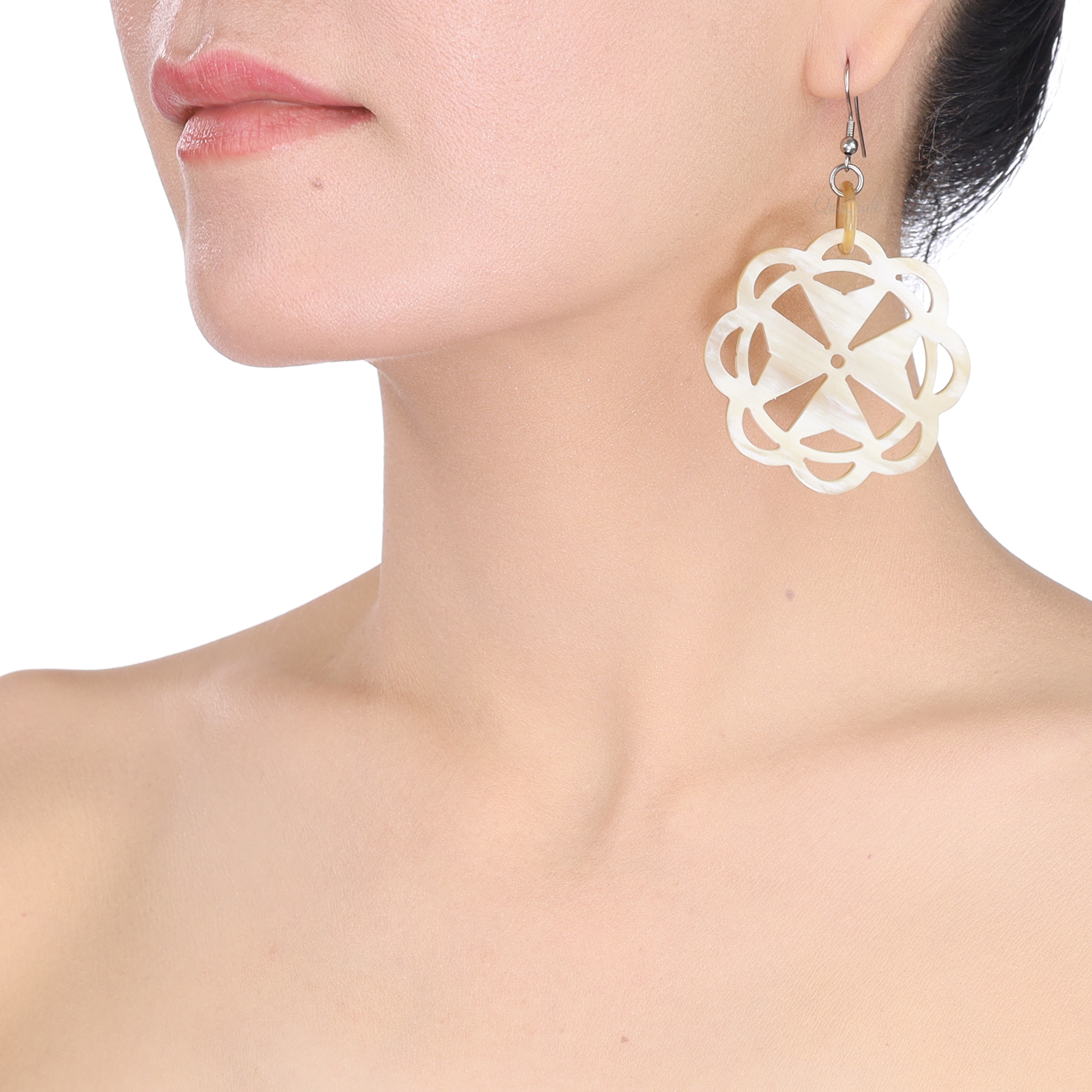 Horn Earrings #13774 - HORN JEWELRY