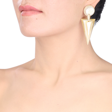 Horn Earrings #13782 - HORN JEWELRY