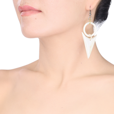 Horn Earrings #13783 - HORN JEWELRY