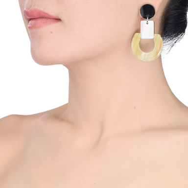 Horn Earrings #13787 - HORN JEWELRY