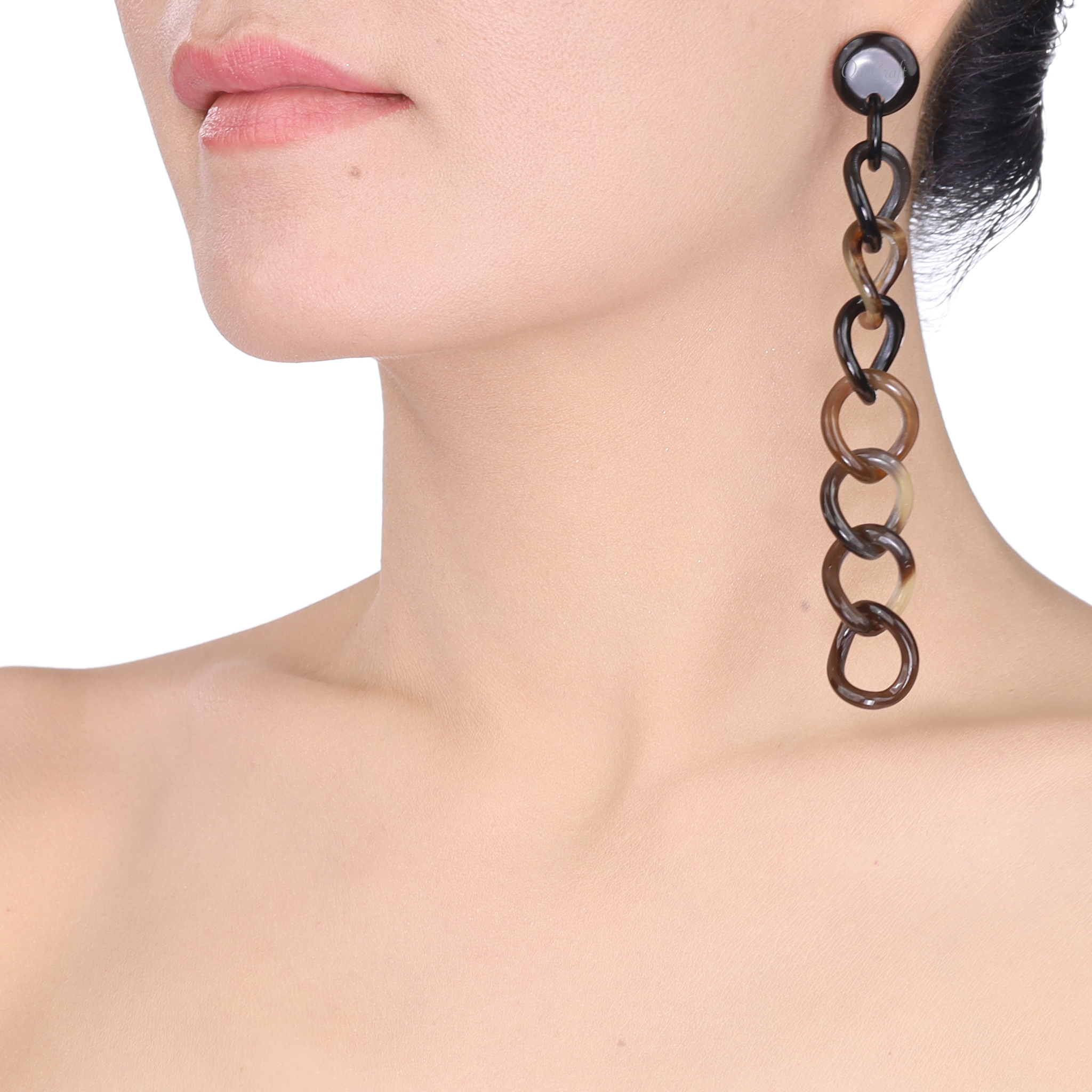 Horn Earrings #13788 - HORN JEWELRY