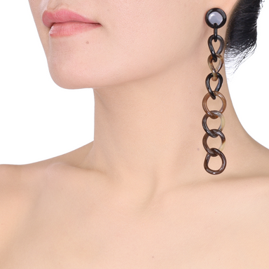 Horn Earrings #13788 - HORN JEWELRY