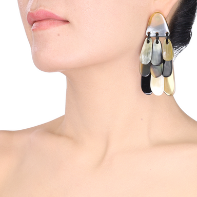 Horn Earrings #13885 - HORN JEWELRY