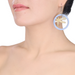 Horn & Lacquer Earrings #13887 - HORN JEWELRY