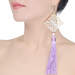 Horn & Tassel Earrings #13997 - HORN JEWELRY