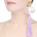 Horn & Tassel Earrings #14001 - HORN JEWELRY