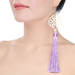 Horn & Tassel Earrings #14003 - HORN JEWELRY
