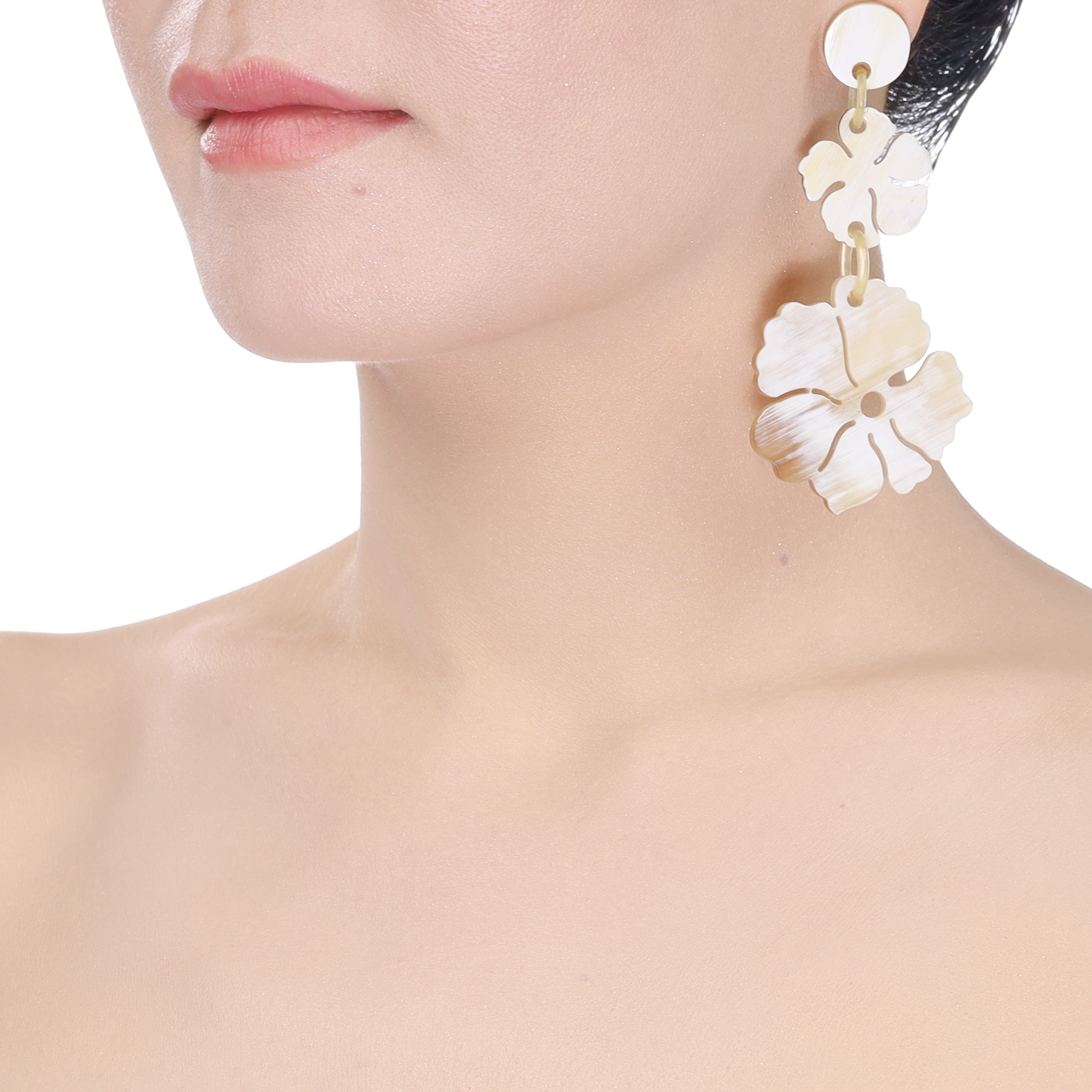 Horn Earrings #14012 - HORN JEWELRY