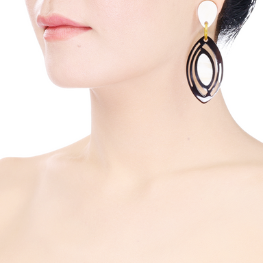Horn Earrings #14016 - HORN JEWELRY