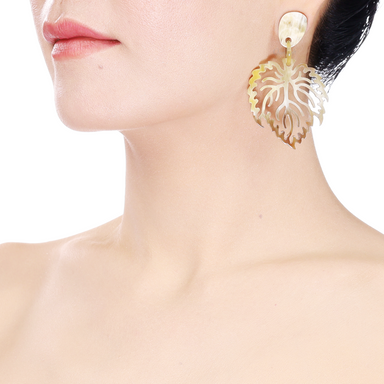 Horn Earrings #14018 - HORN JEWELRY