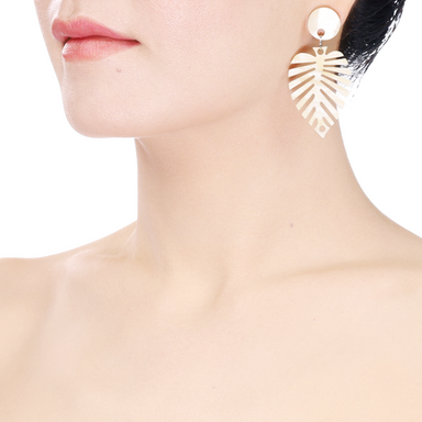 Horn Earrings #14019 - HORN JEWELRY