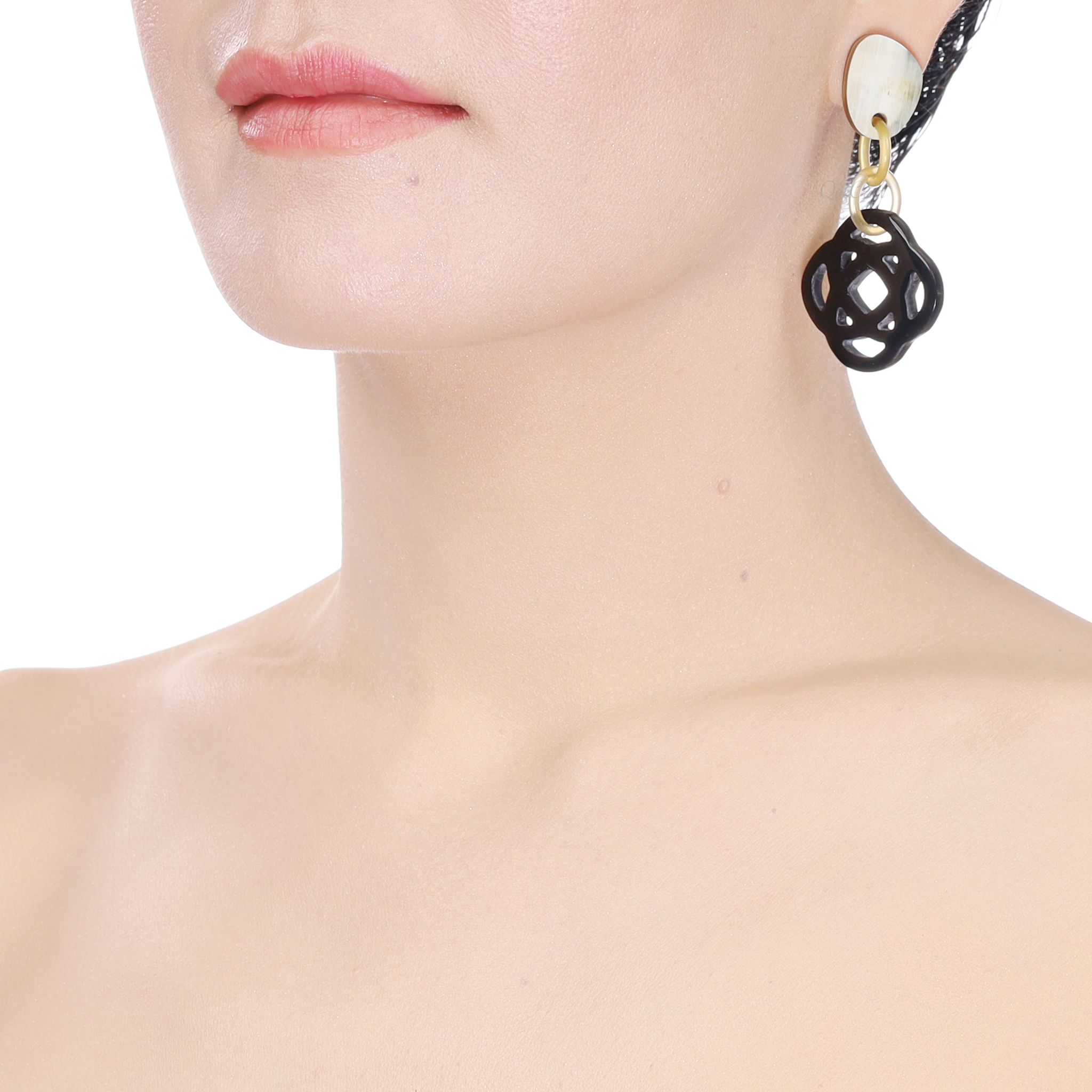 Horn Earrings #14026 - HORN JEWELRY