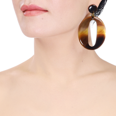Horn Earrings #14027 - HORN JEWELRY