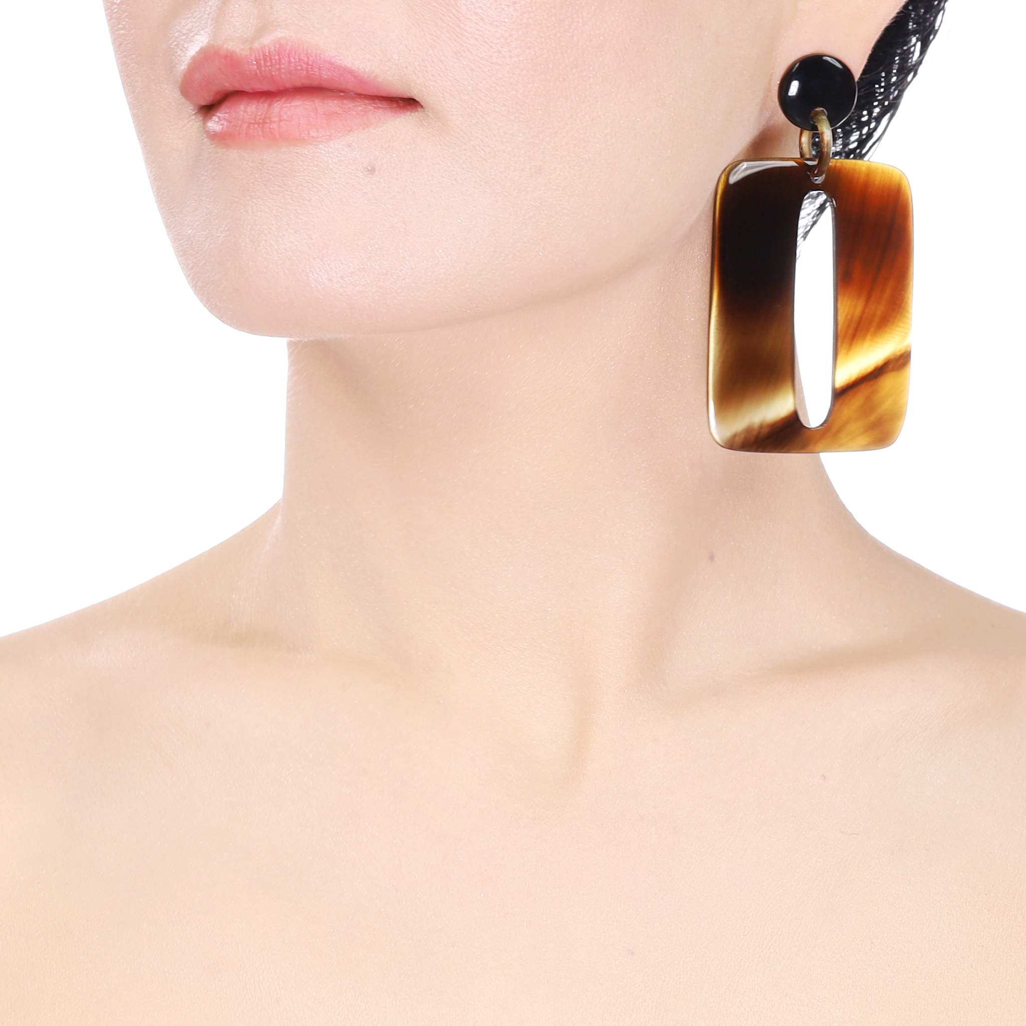 Horn Earrings #14032 - HORN JEWELRY