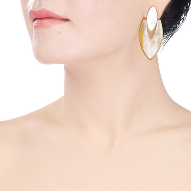 Horn Earrings #14042 - HORN JEWELRY