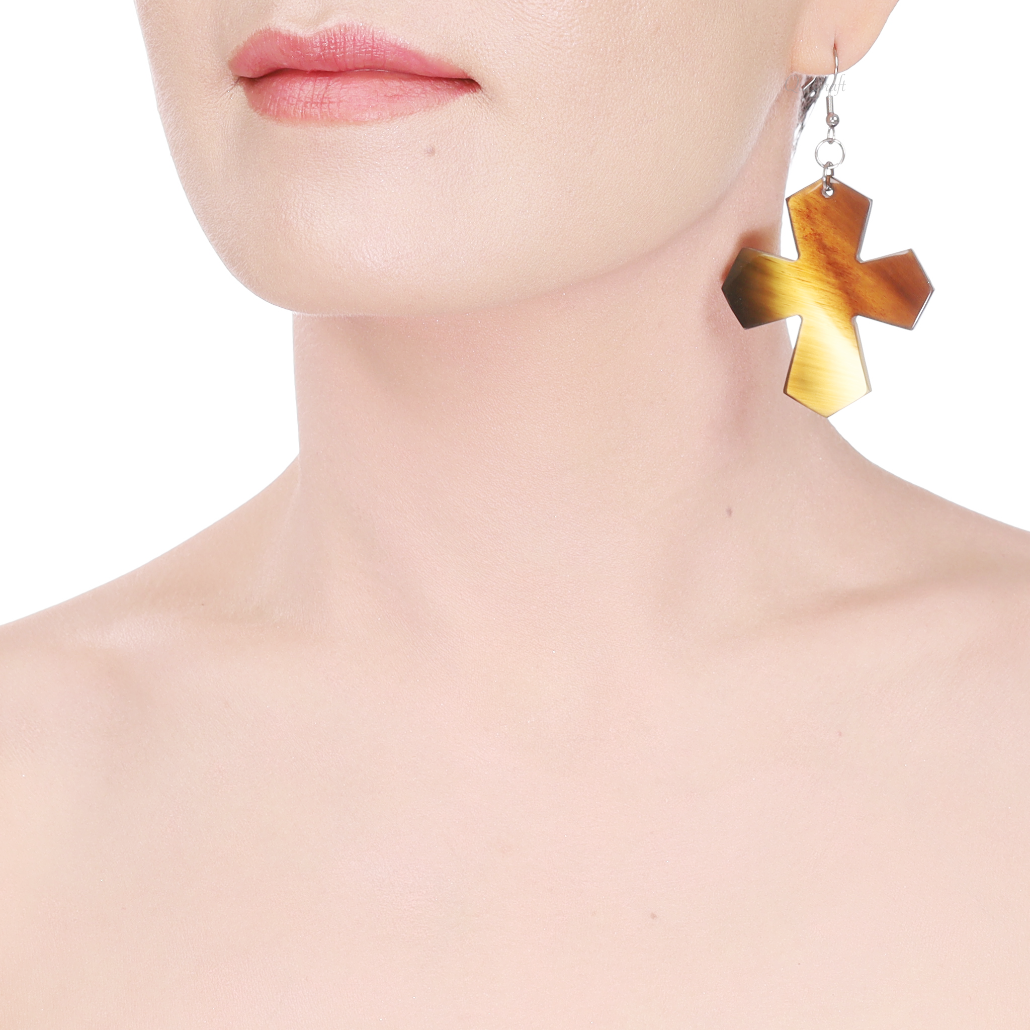 Horn Earrings #14068 - HORN JEWELRY