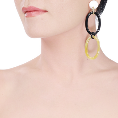Horn Earrings #14070 - HORN JEWELRY