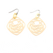Horn & Lacquer Earrings #14077 - HORN JEWELRY