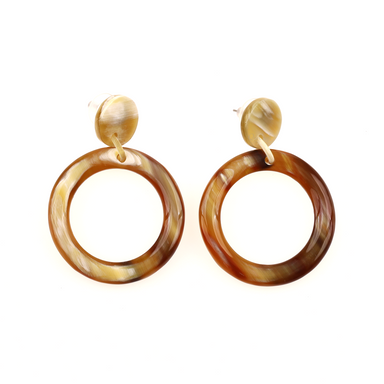 Horn Earrings #14122 - HORN JEWELRY