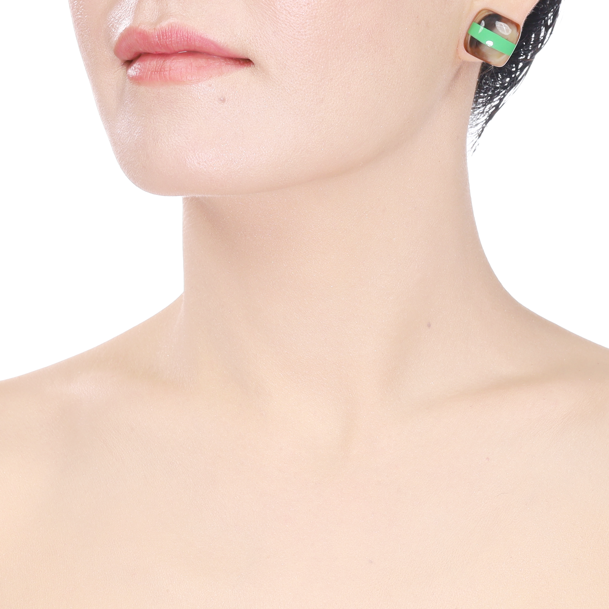 Horn & Lacquer Earrings #14152 - HORN JEWELRY