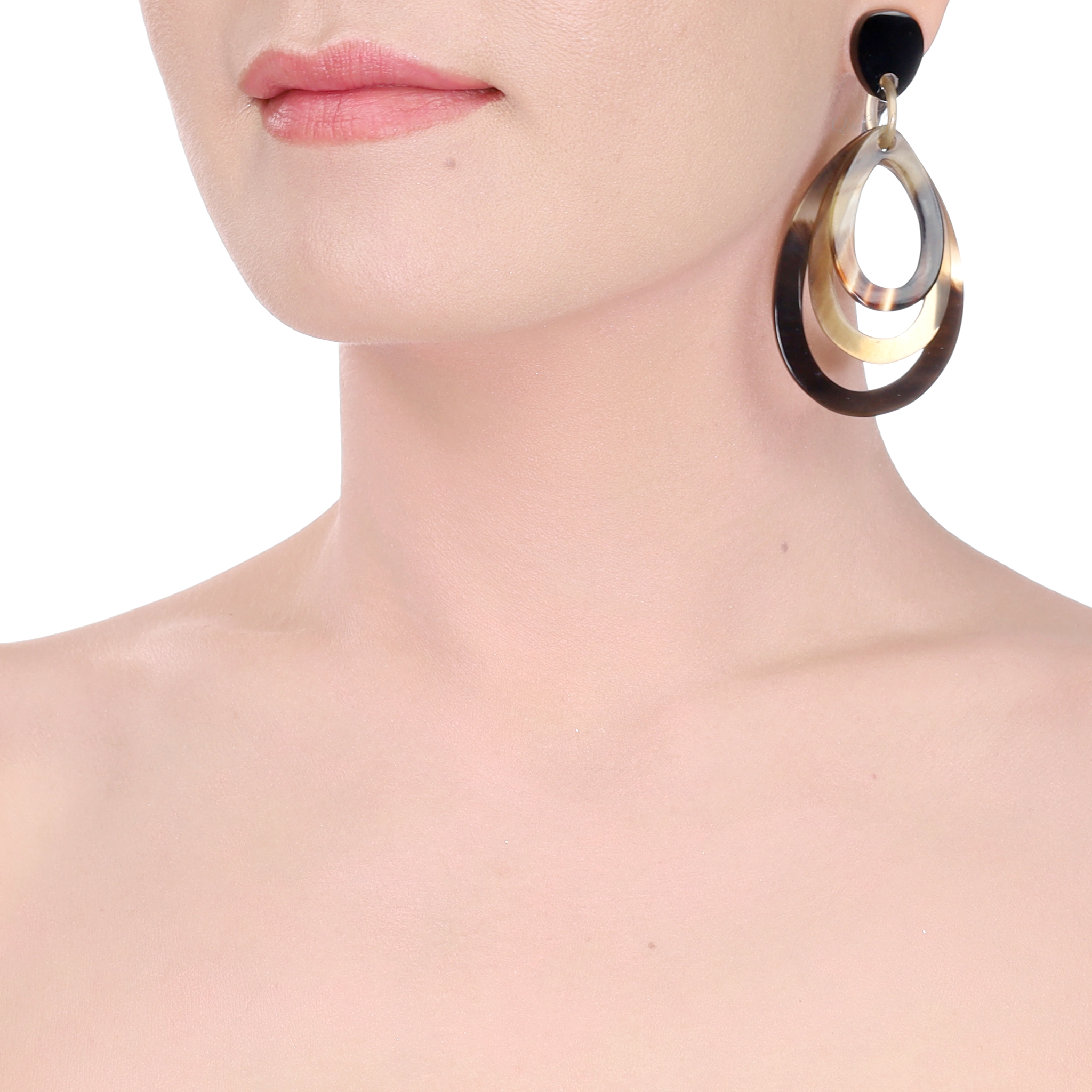 Horn Earrings #14208 - HORN JEWELRY