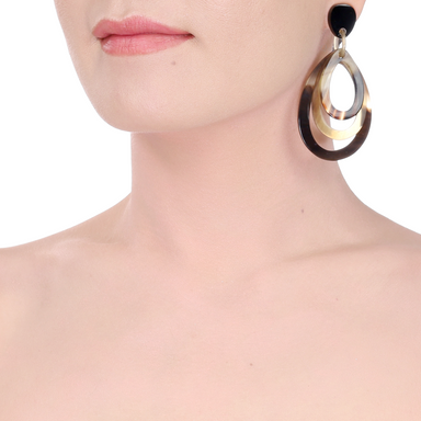 Horn Earrings #14208 - HORN JEWELRY