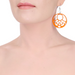 Horn & Lacquer Earrings #14213 - HORN JEWELRY