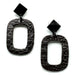 Leather & Horn Earrings #11702 - HORN JEWELRY