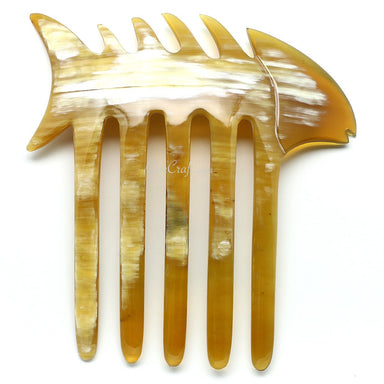 Horn Hair Comb #11336 - HORN JEWELRY