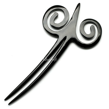 Horn Hair Pin #10585 - HORN JEWELRY