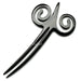 Horn Hair Pin #10585 - HORN JEWELRY