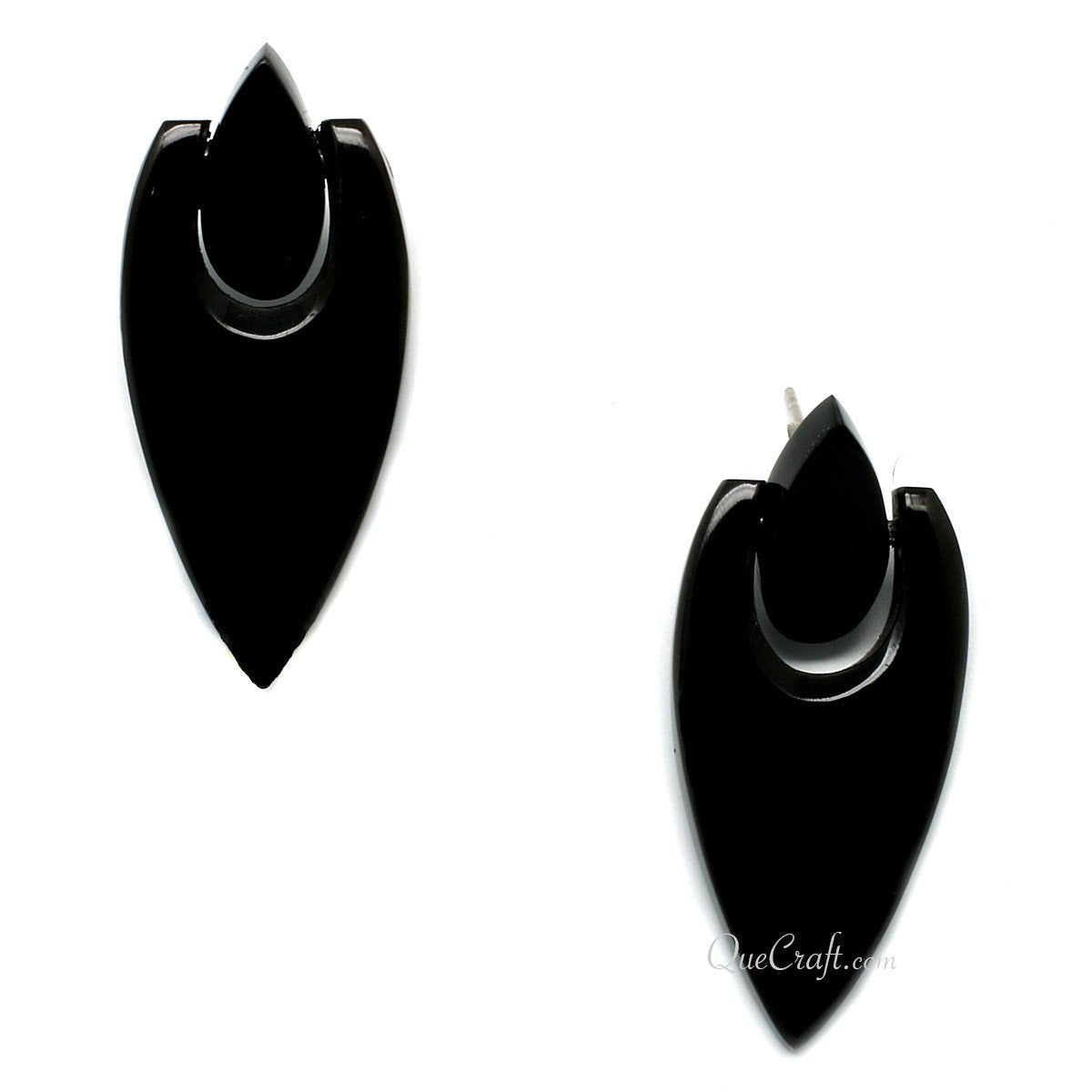Horn Earrings #10376 - HORN JEWELRY