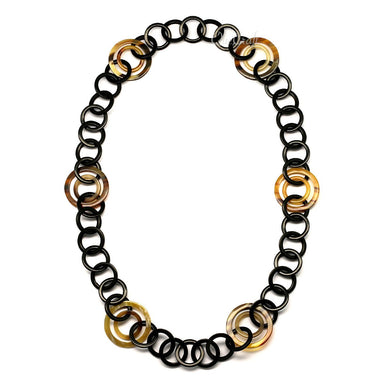 Horn Chain Necklace #4359 - HORN JEWELRY