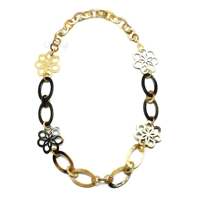 Horn Chain Necklace #4201 - HORN JEWELRY