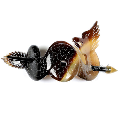 Horn Hair Barrette #10886 - HORN JEWELRY