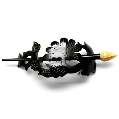 Horn Hair Barrette #10946 - HORN JEWELRY