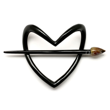 Horn Hair Barrette #12433 - HORN JEWELRY