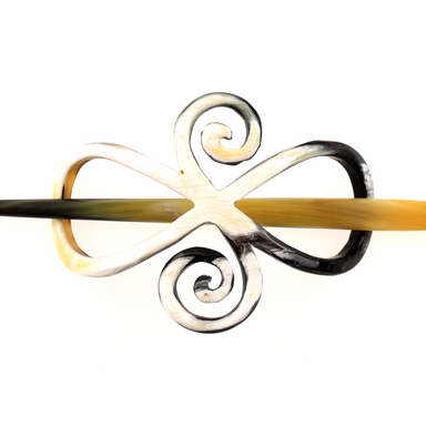 Horn Hair Barrette #14131 - HORN JEWELRY