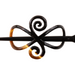 Horn Hair Barrette #14132 - HORN JEWELRY