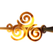 Horn Hair Barrette #14157 - HORN JEWELRY